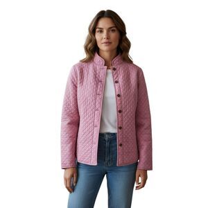 Kiko Jacket  Women’s Size XS Pink 100% Silk Women's  Embroidered New # 89